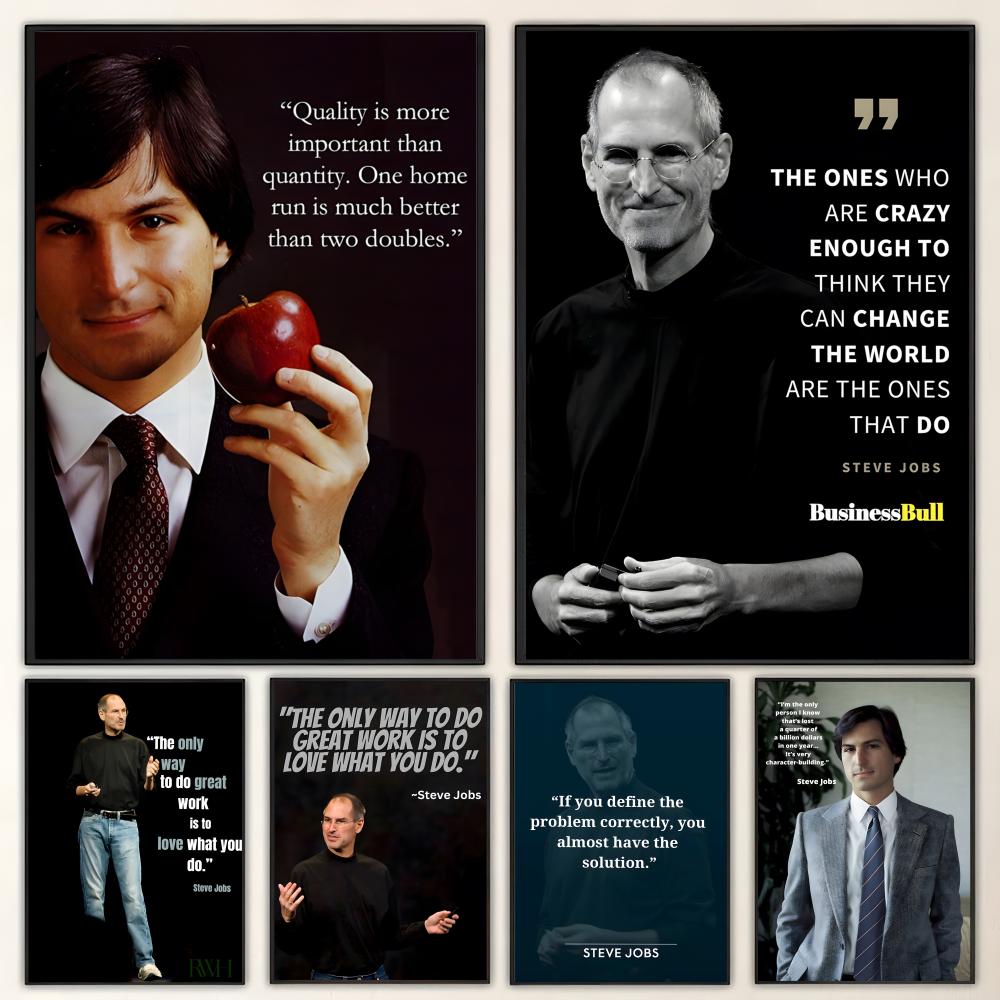 Photography Job - ملصق بنمط S-Steve J-Jobs Q-Quotes، فن