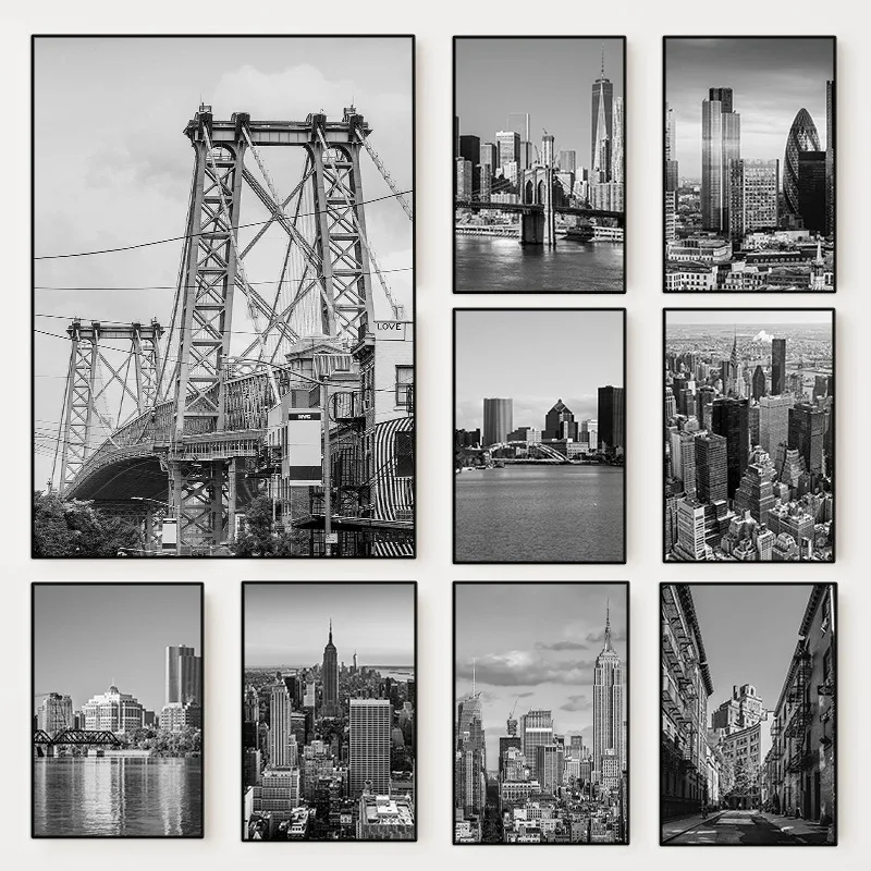 Photography Black And White - (لوحة قماشية ثنائية الأبعاد) ملصق صور