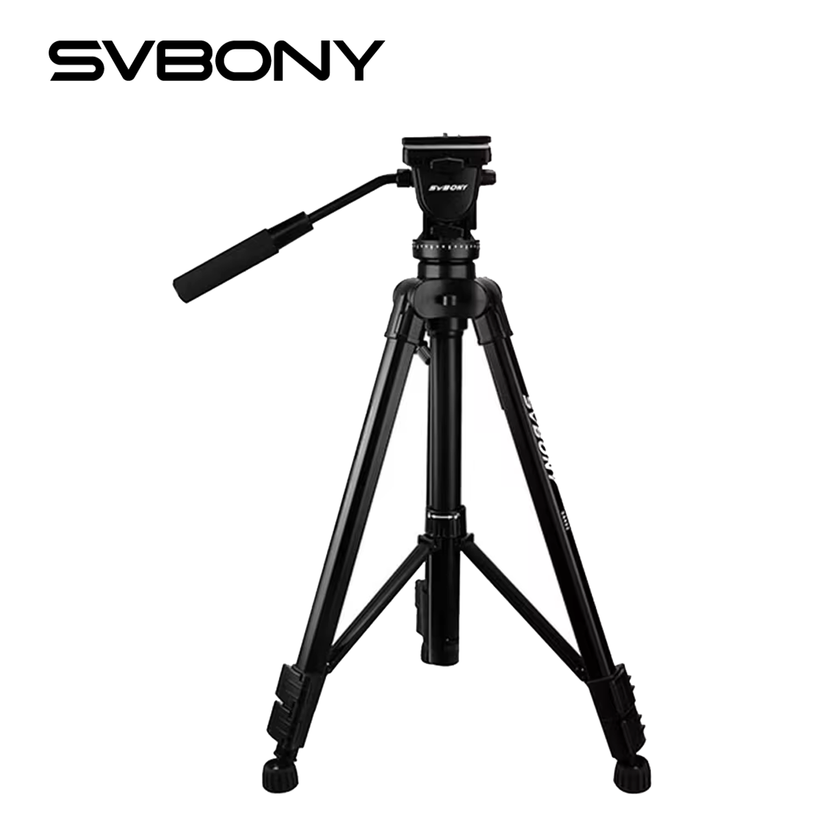 Fluid Head Tripod - حامل كاميرا احترافي قابل للطي من