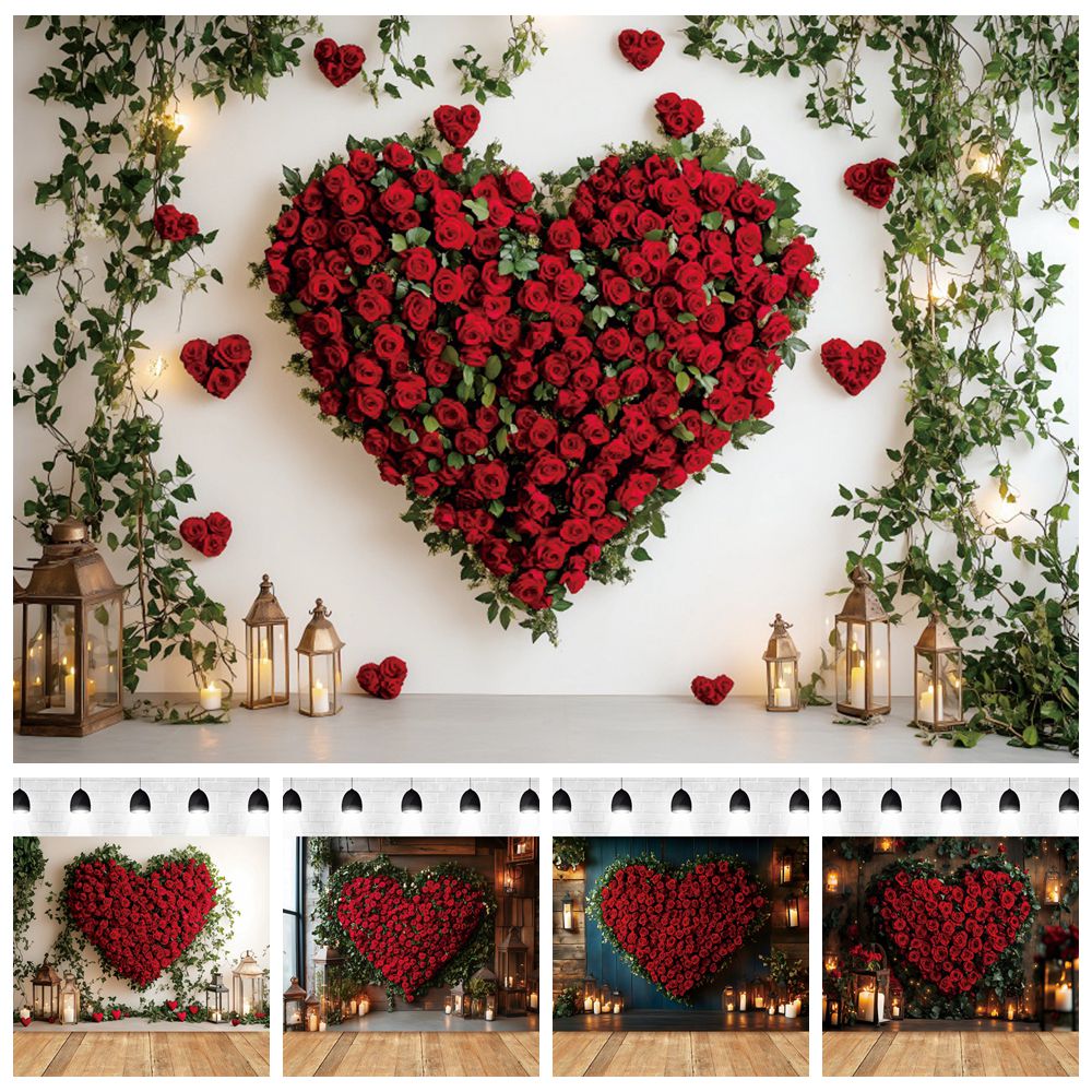 Photography Date - خلفية عيد الحب كبيرة على شكل