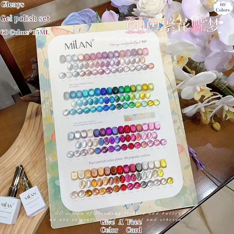 Color Checker Card - جل طلاء أظافر غلينيس 60.50.40 من