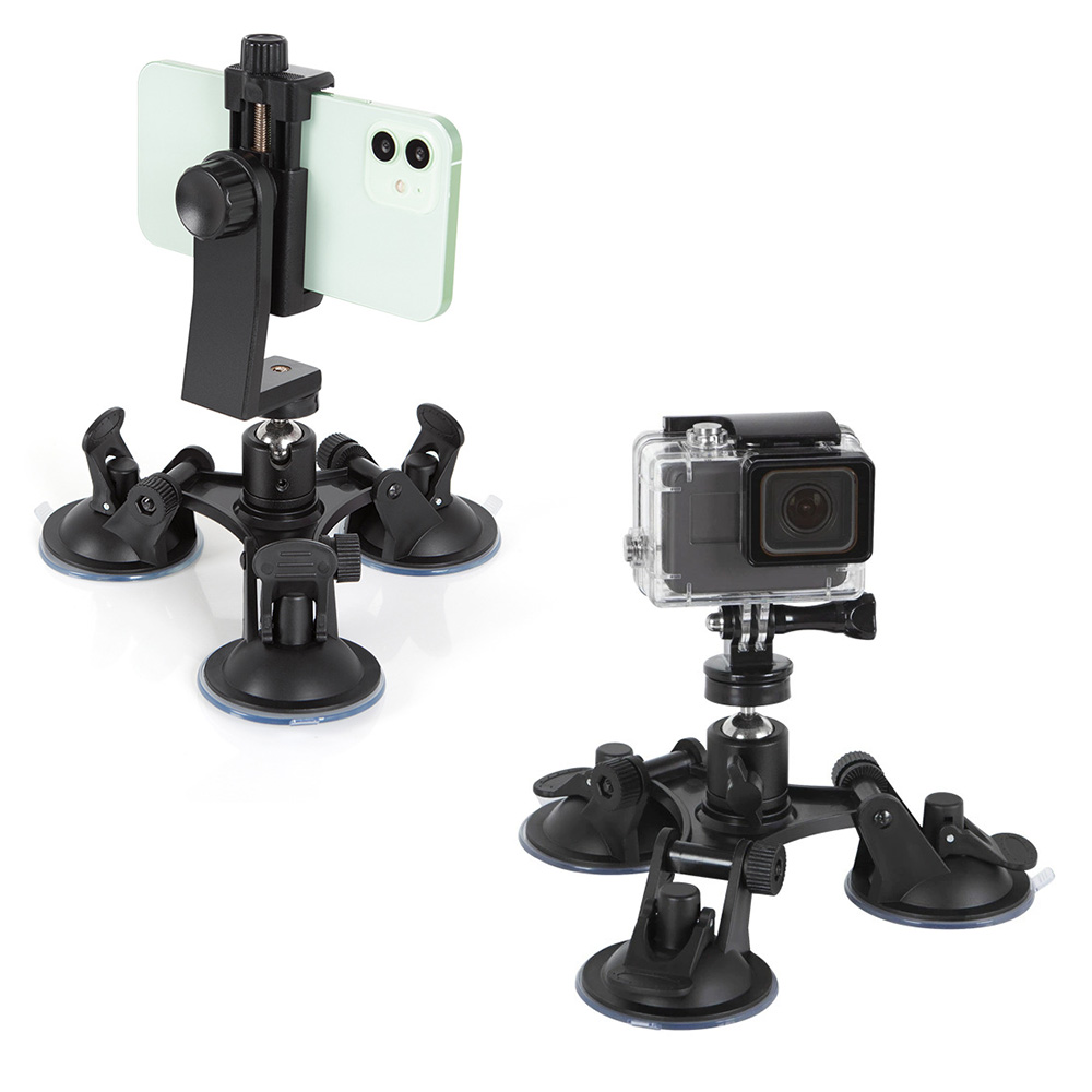 Fluid Head Tripod - حامل ثلاثي القوائم بكوب شفط قوي
