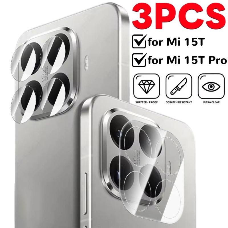 Photography Kit Xiaomi 15T Pro - ثلاثية الأبعاد الزجاج المقسى غطاء كاميرا