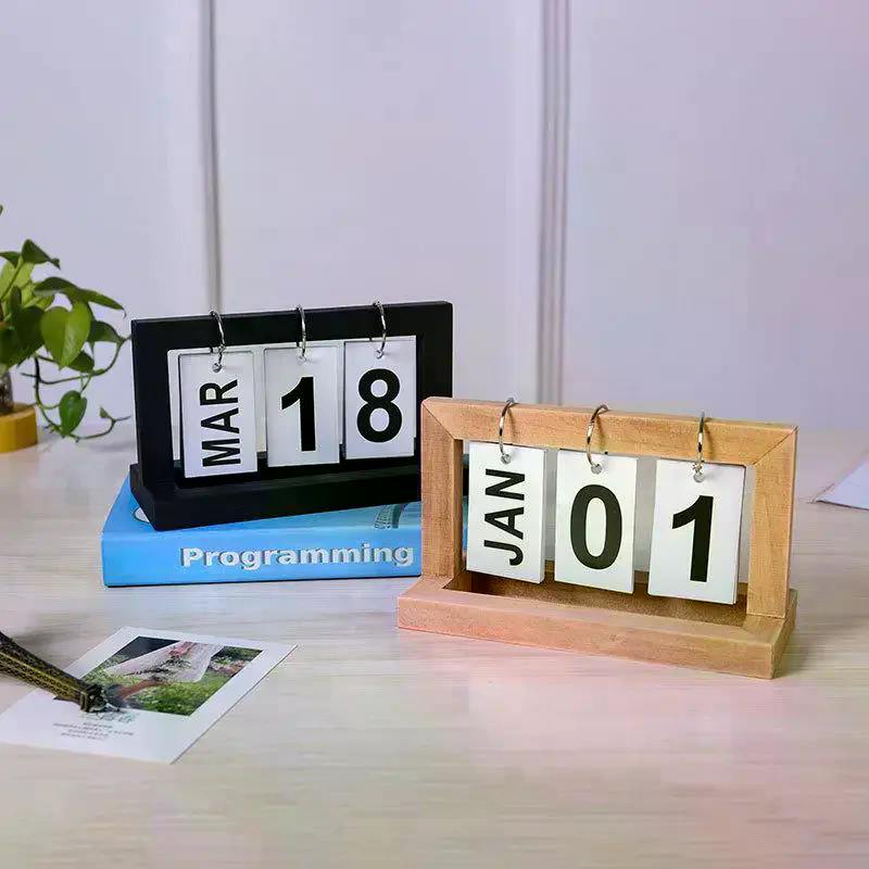تقويم دائم خشبي قابل للقلب لعر - مراجعة Photography Date وسعره