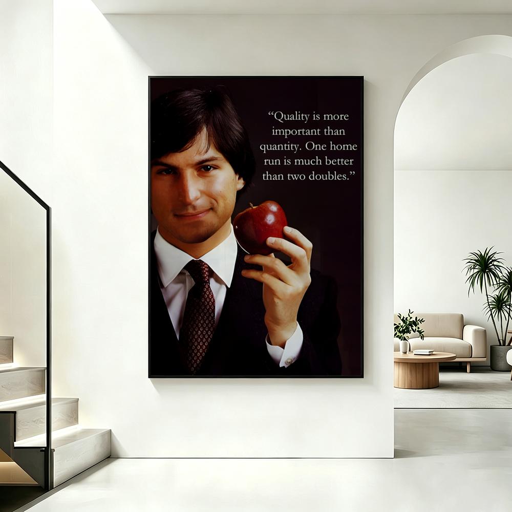 ملصق بنمط S-Steve J-Jobs Q-Quo - مراجعة Photography Job وسعره