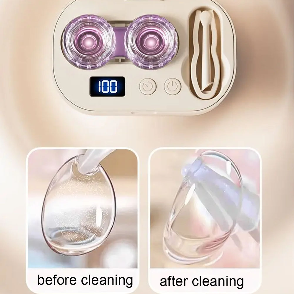 علبة تنظيف العدسات بالموجات فو - مراجعة Lens Cleaning Kit وسعره