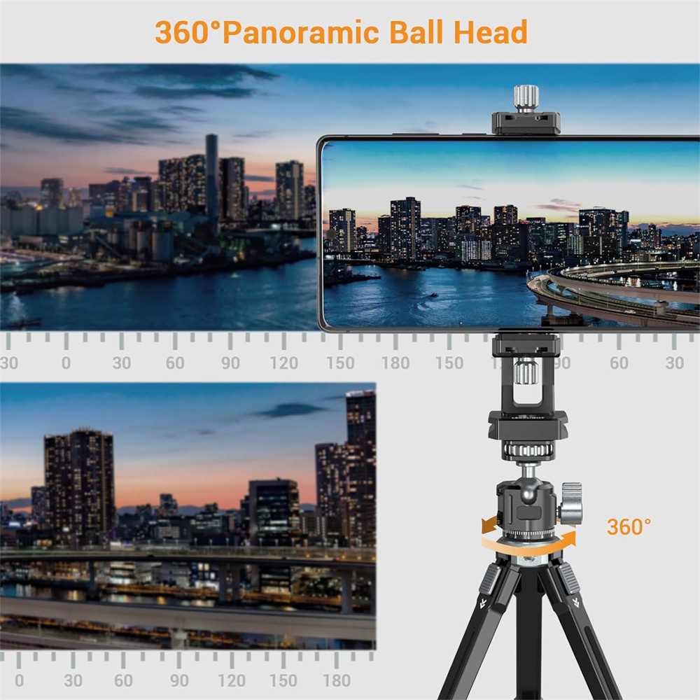 LEAPLIGHT معدن كرة صغيرة رئيس  - مراجعة Fluid Head Tripod وسعره