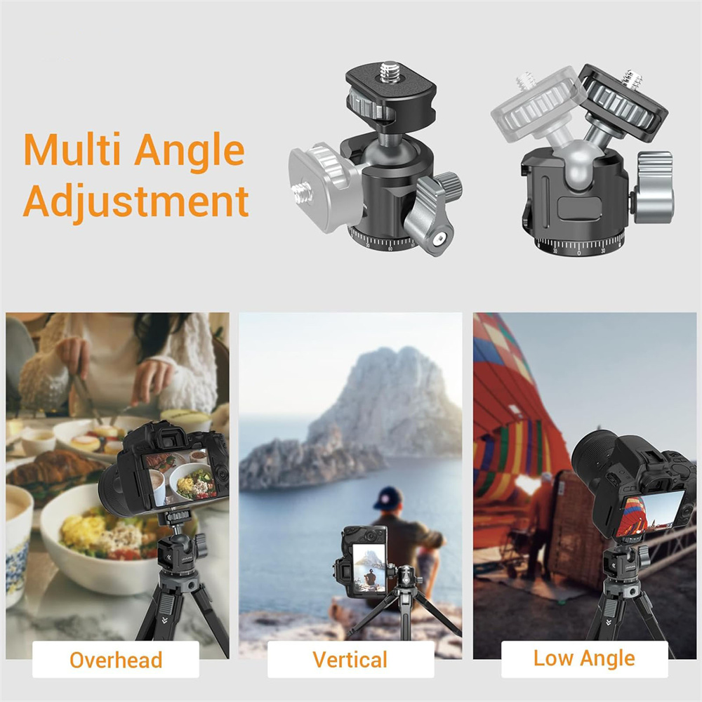 LEAPLIGHT معدن كرة صغيرة رئيس  - مراجعة Fluid Head Tripod وسعره