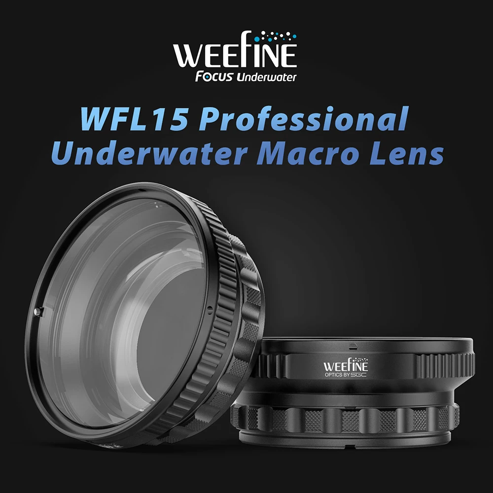 عدسة تصوير مقربة رطبة Weefine  - مراجعة Photography Close Up وسعره
