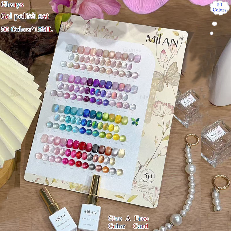 جل طلاء أظافر غلينيس 60.50.40  - مراجعة Color Checker Card وسعره
