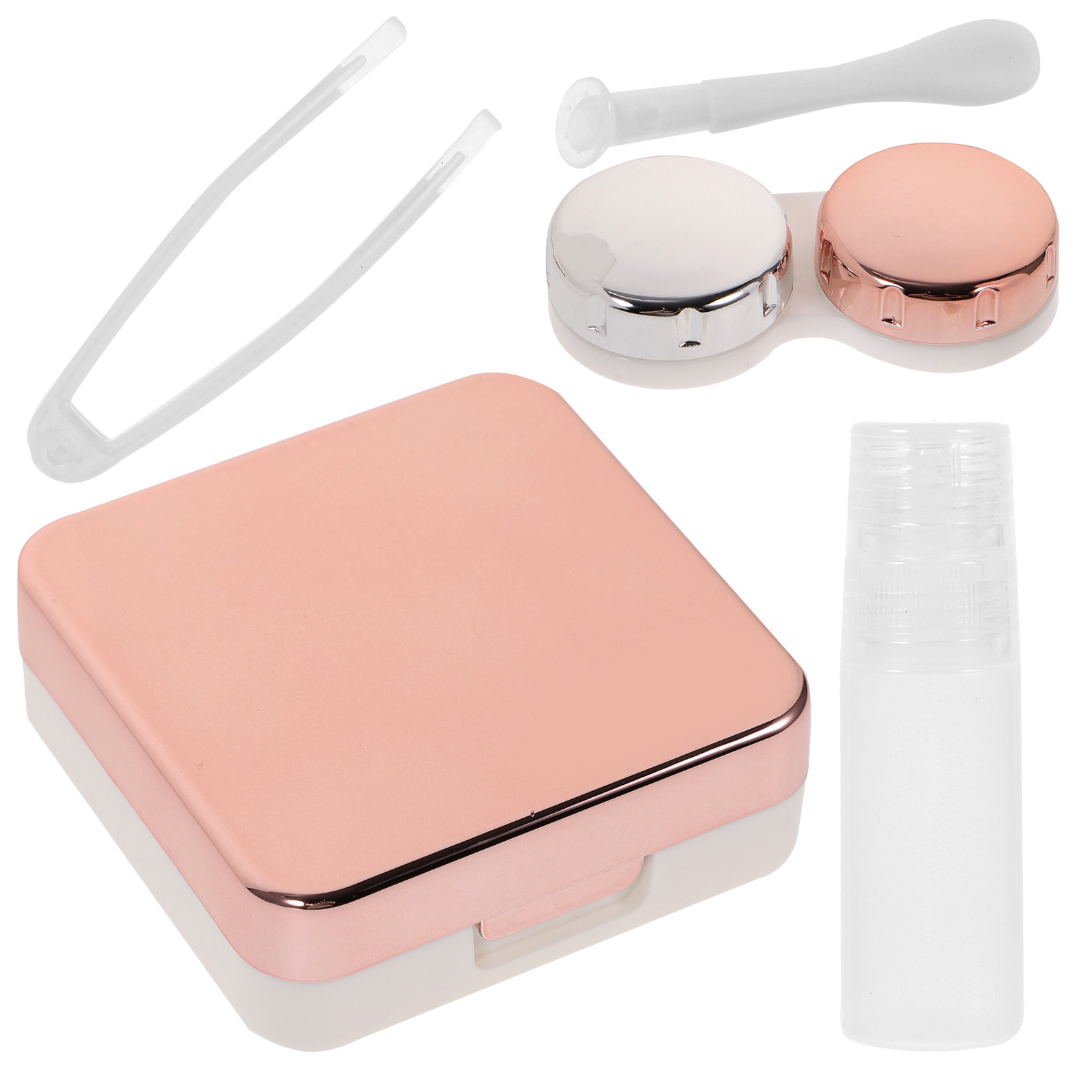 علبة عدسات سفر صغيرة وردية فات - مراجعة Lens Cleaning Kit وسعره