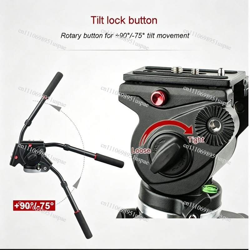 حامل كاميرا احترافي JY0508، حا - مراجعة Fluid Head Tripod وسعره