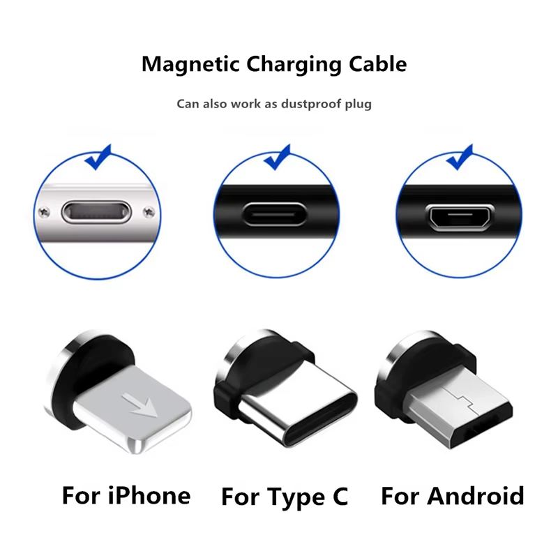 7pin نصائح مغناطيسية NNBILI كا - مراجعة Tethering Cable Usb وسعره