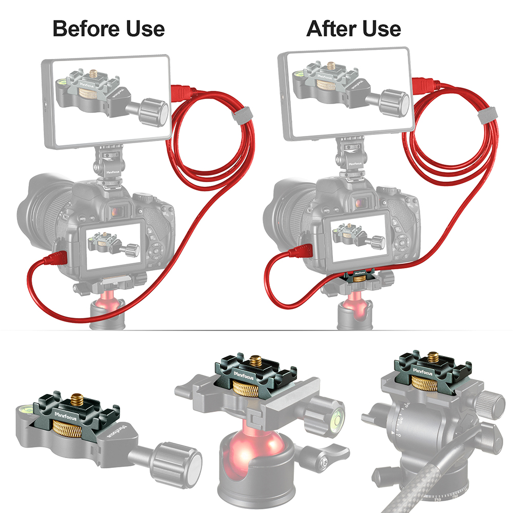 مشبك كابل الكاميرا مع Arca Swi - مراجعة Fluid Head Tripod وسعره