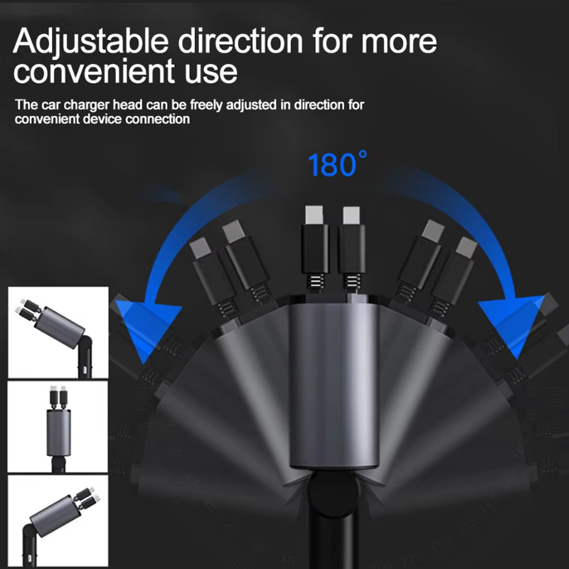 محول شاحن سيارة 120 وات شحن سر - مراجعة Tethering Cable Usb وسعره