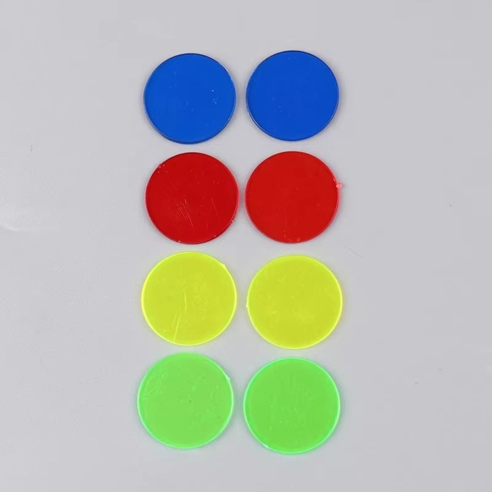 100 قطعة من رقائق العد البلاست - مراجعة Color Checker Card وسعره