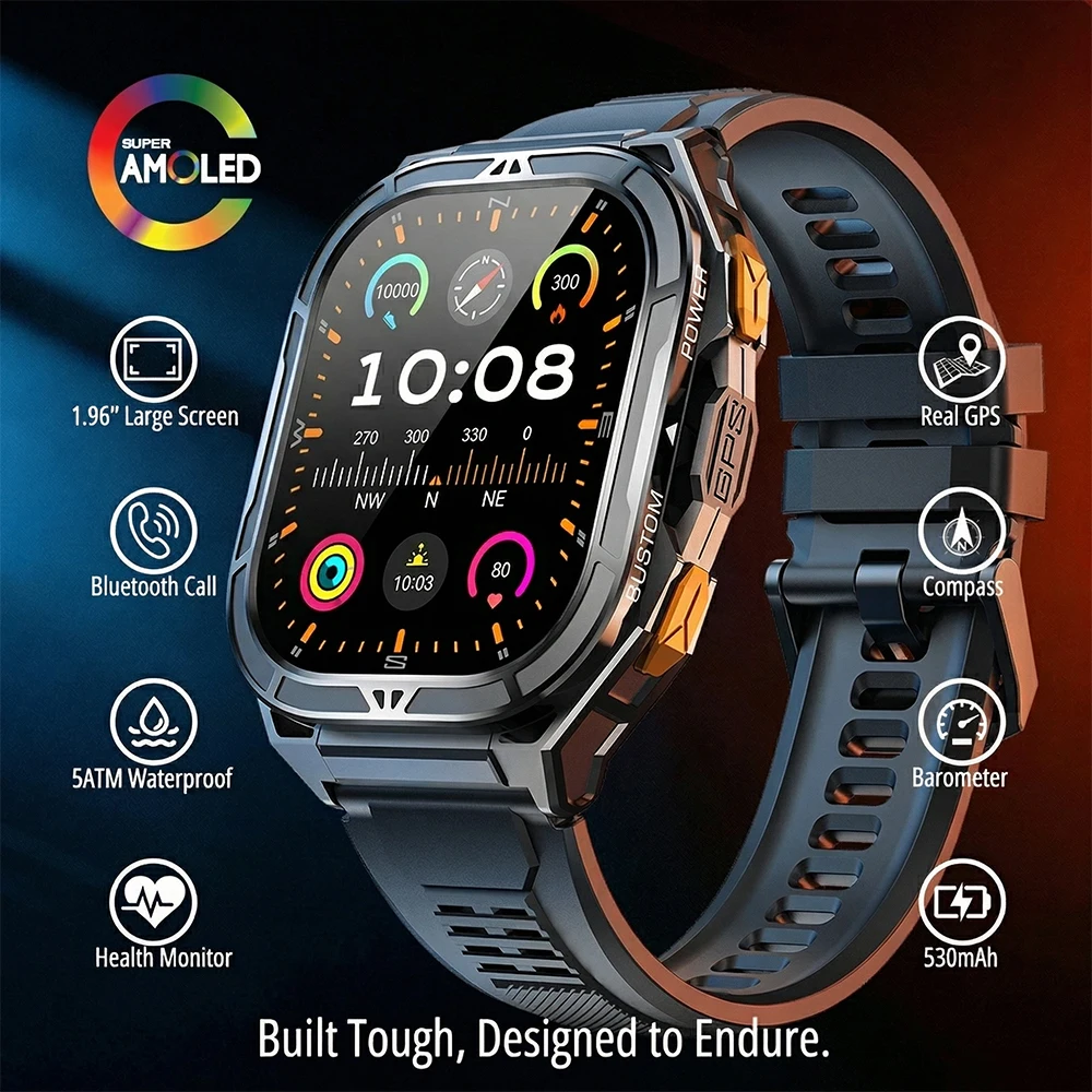 ساعة ذكية فاخرة بشاشة AMOLED م - مراجعة Intervalometer Timer وسعره