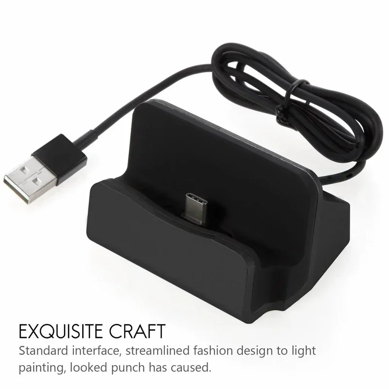 نوع C USB حوض شاحن حامل هاتف آ - مراجعة Tethering Cable Usb وسعره