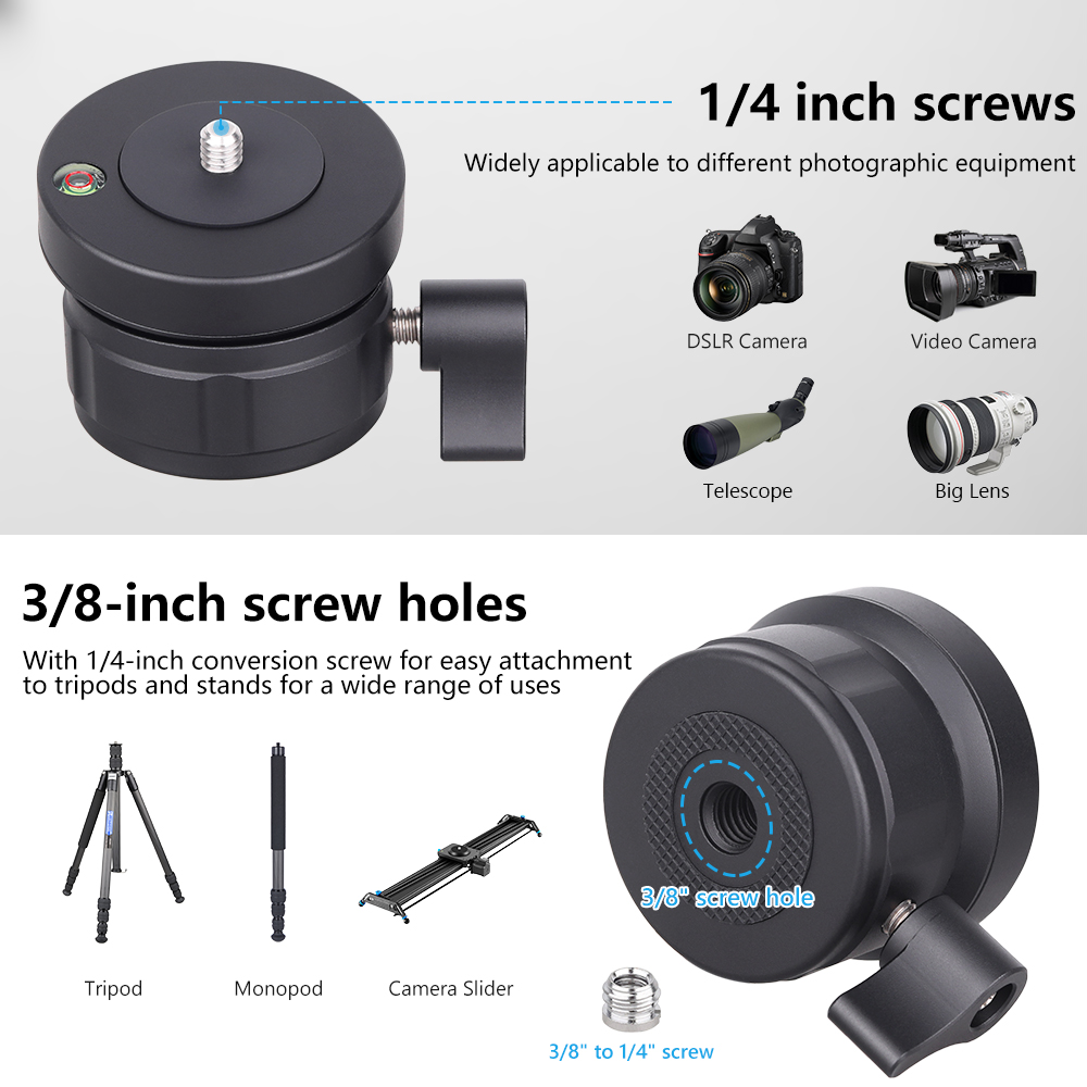 ARTCISE LH201 قاعدة تسوية نصف  - مراجعة Fluid Head Tripod وسعره