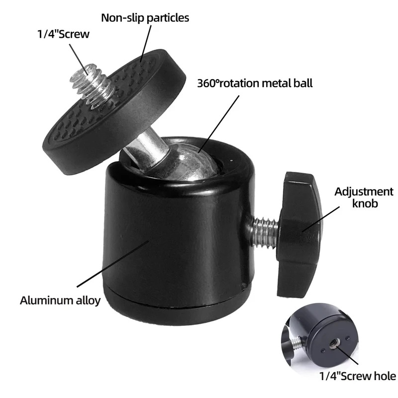 رأس كروي للكاميرا مع قاعدة تثب - مراجعة Fluid Head Tripod وسعره