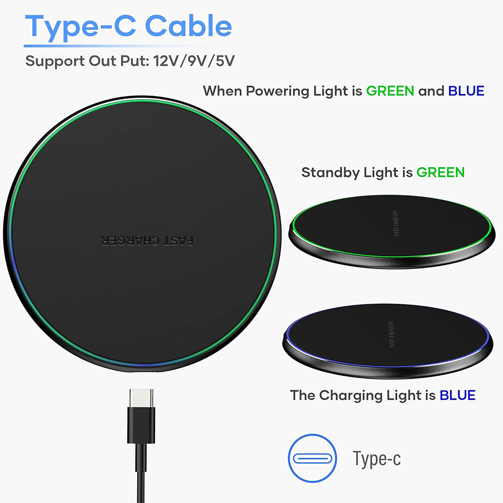 شاحن لاسلكي سريع بقوة 15 واط ل - مراجعة Tethering Cable Usb وسعره