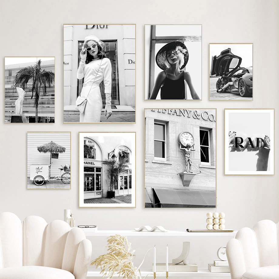 لوحة فنية جدارية جديدة على شكل - مراجعة Photography Black And White وسعره