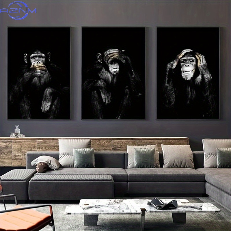 مجموعة من 3 ملصقات كبيرة الحجم - مراجعة Photography Black And White وسعره